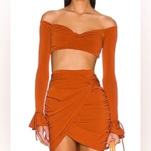 NWT Majorelle Destiny Top in Mahogany Brown, Size M